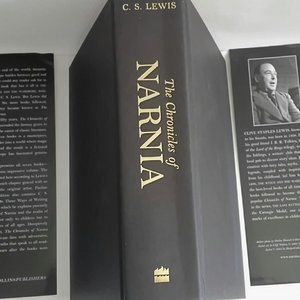 The Chronicles of Narnia 7 Books- C.S.Lewis, VG ISBN 0060598247- HC W D/J #6430